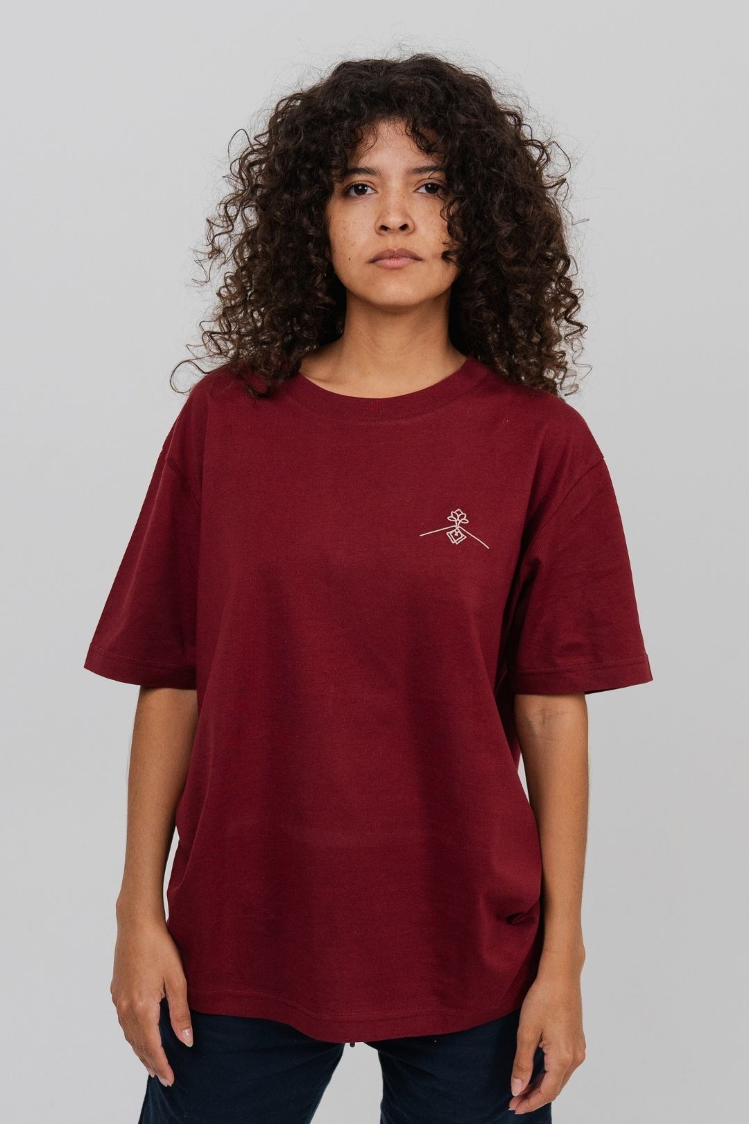 Camiseta orgánica - Burdeos