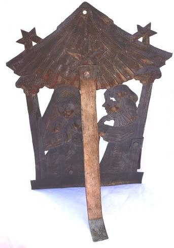 Handmade Haitian Nativity with Stand – Fair Trade Recycled