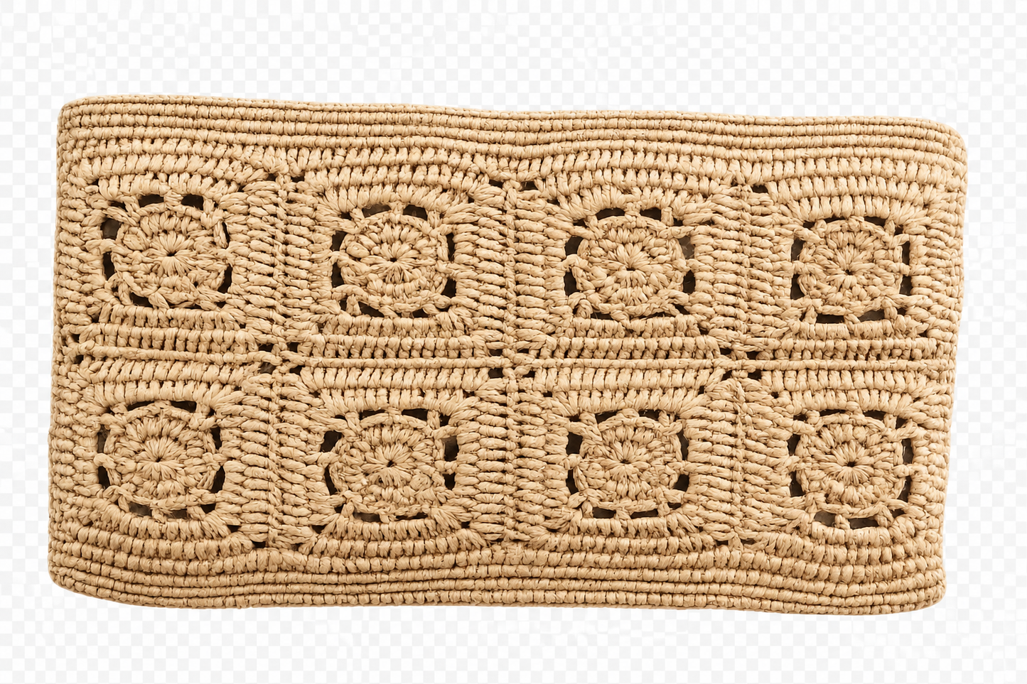 Flower Pouch - Beige