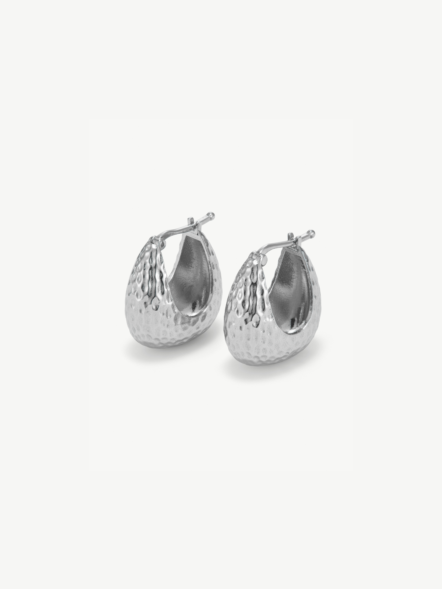 Sterling Silver Mini Hoop Earrings – Jude | No More Nobody