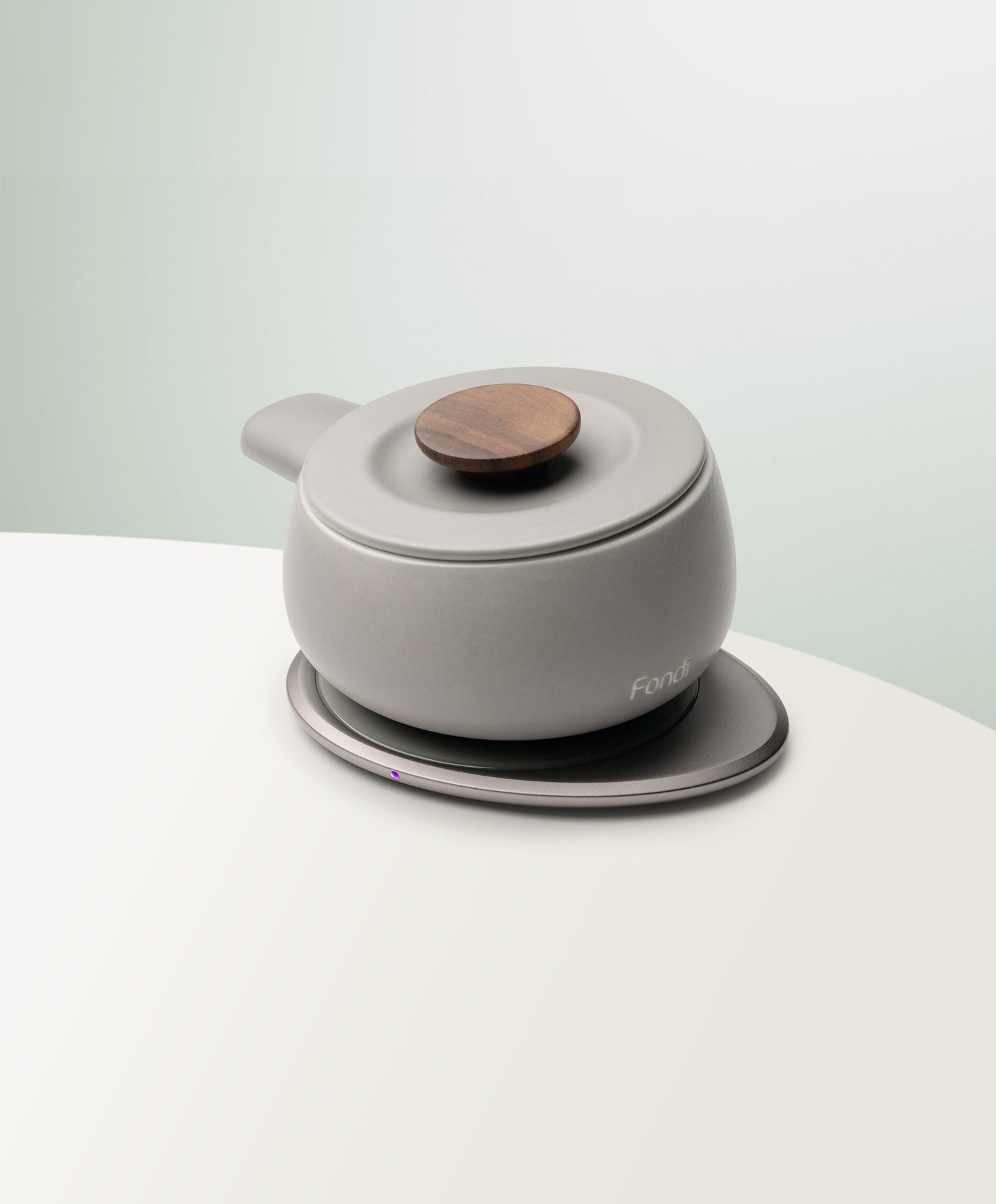 Fondi Self-heating Fondue Set - Soft Gray