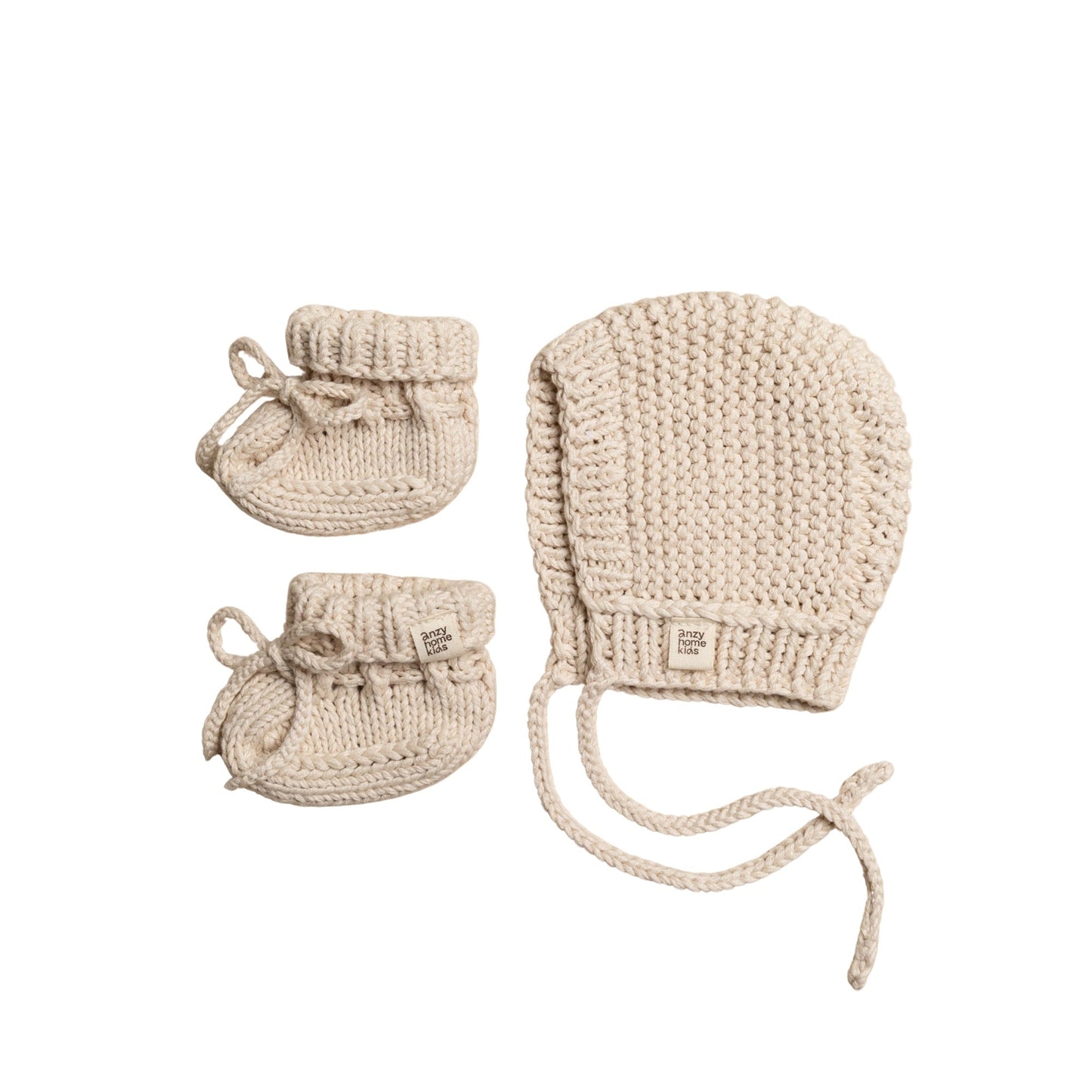 Bonnet & Booties Set Boho