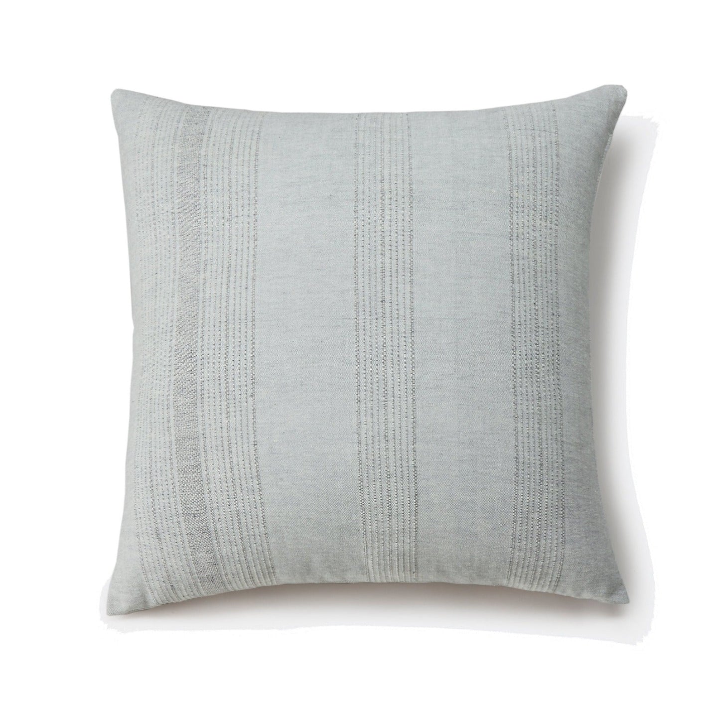 Cotton Throw Pillow with Insert | Handwoven Raised Weave | Fair Trade | ECOLOOM