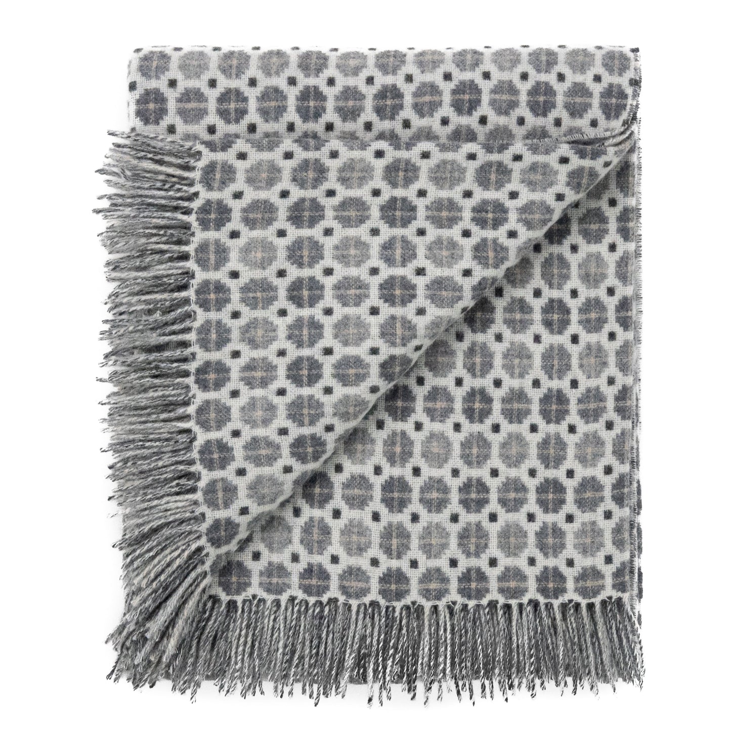 Southampton Home Merino Wool Medallion - Grey