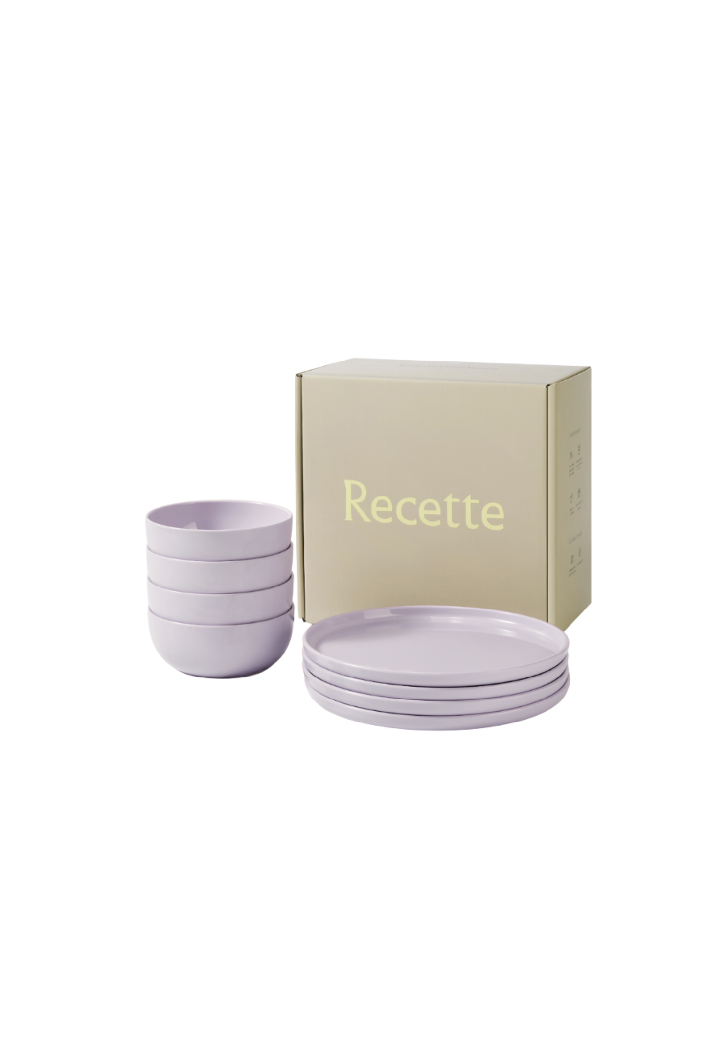 Plate and Bowl Set | Gray