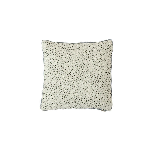Quilted Aya Cushion Cover - Brown / Offwhite
