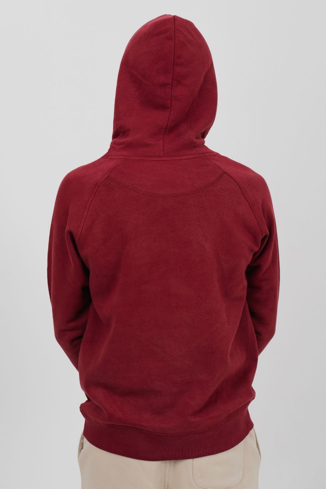 Sudadera orgánica - Burdeos