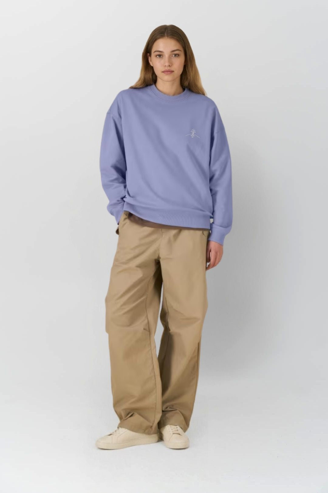 Sudadera algodón orgánico - Lavanda