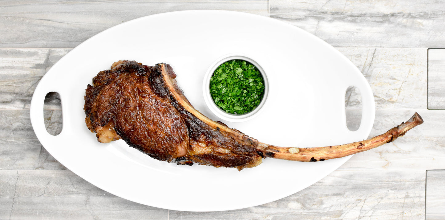 The Patio Daddy-O USDA Dry Aged Prime Tomahawk Chop
