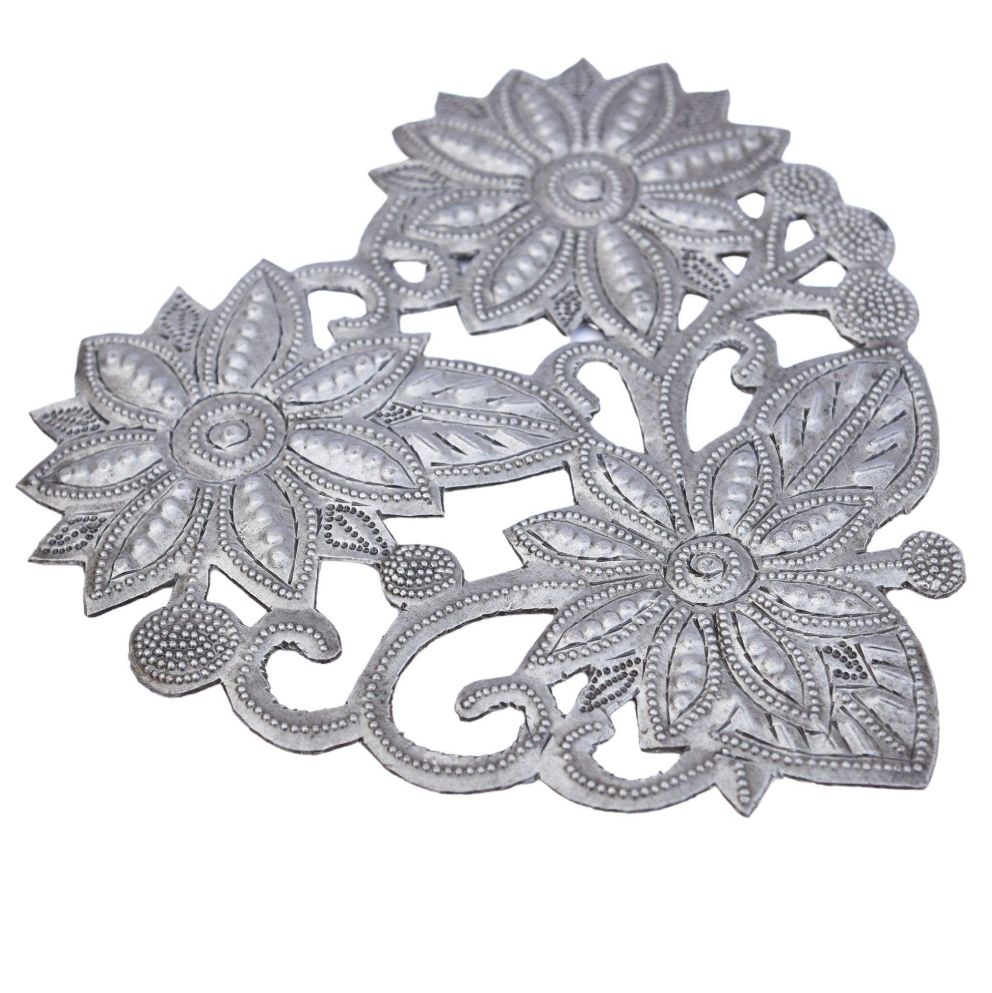 Garden Heart – Handmade Recycled Metal Heart from Haiti