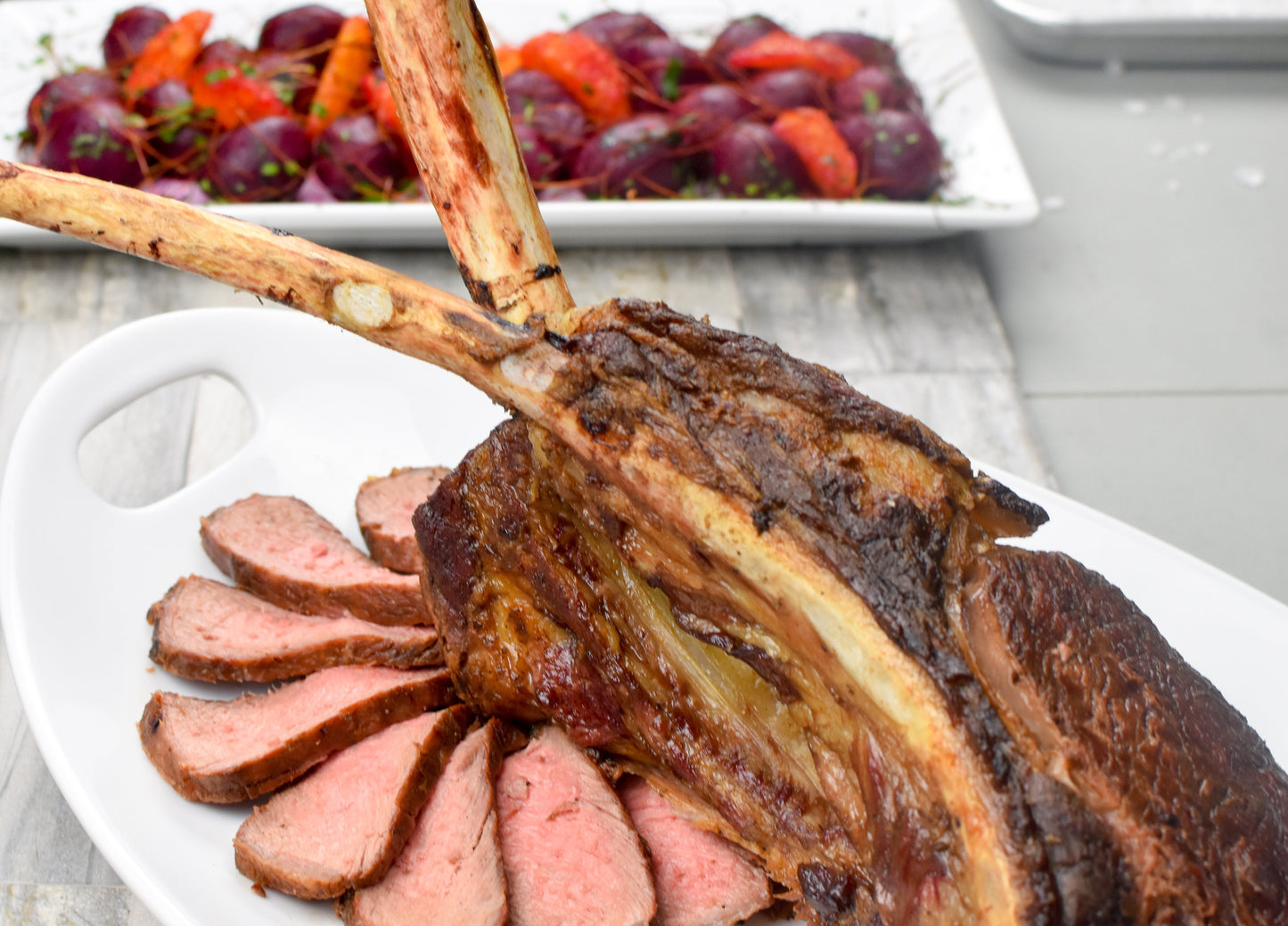 The Patio Daddy-O USDA Prime Dry Aged Prime Tomahawk Chop Box Sweet Awakening