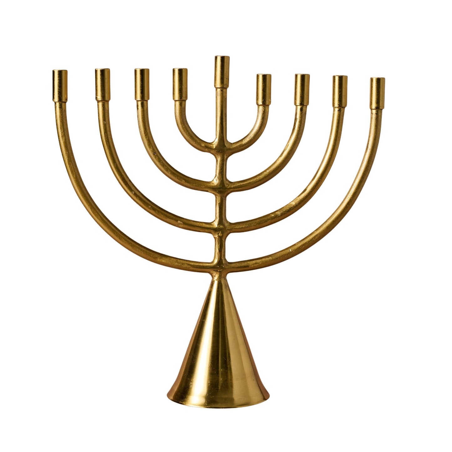 Jyoti Brass Horn Menorah