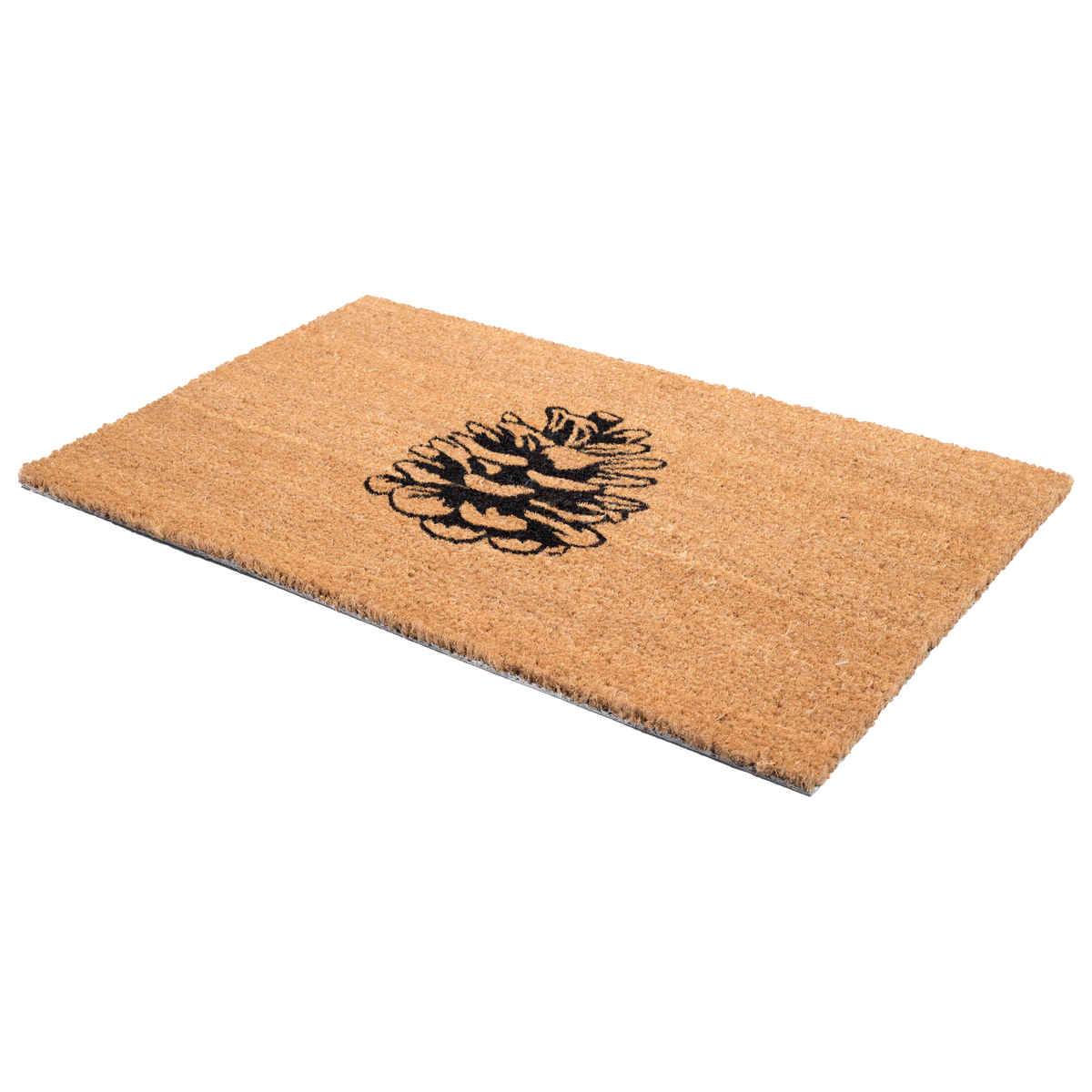 Nature Lover Pine Cone Coir Doormat