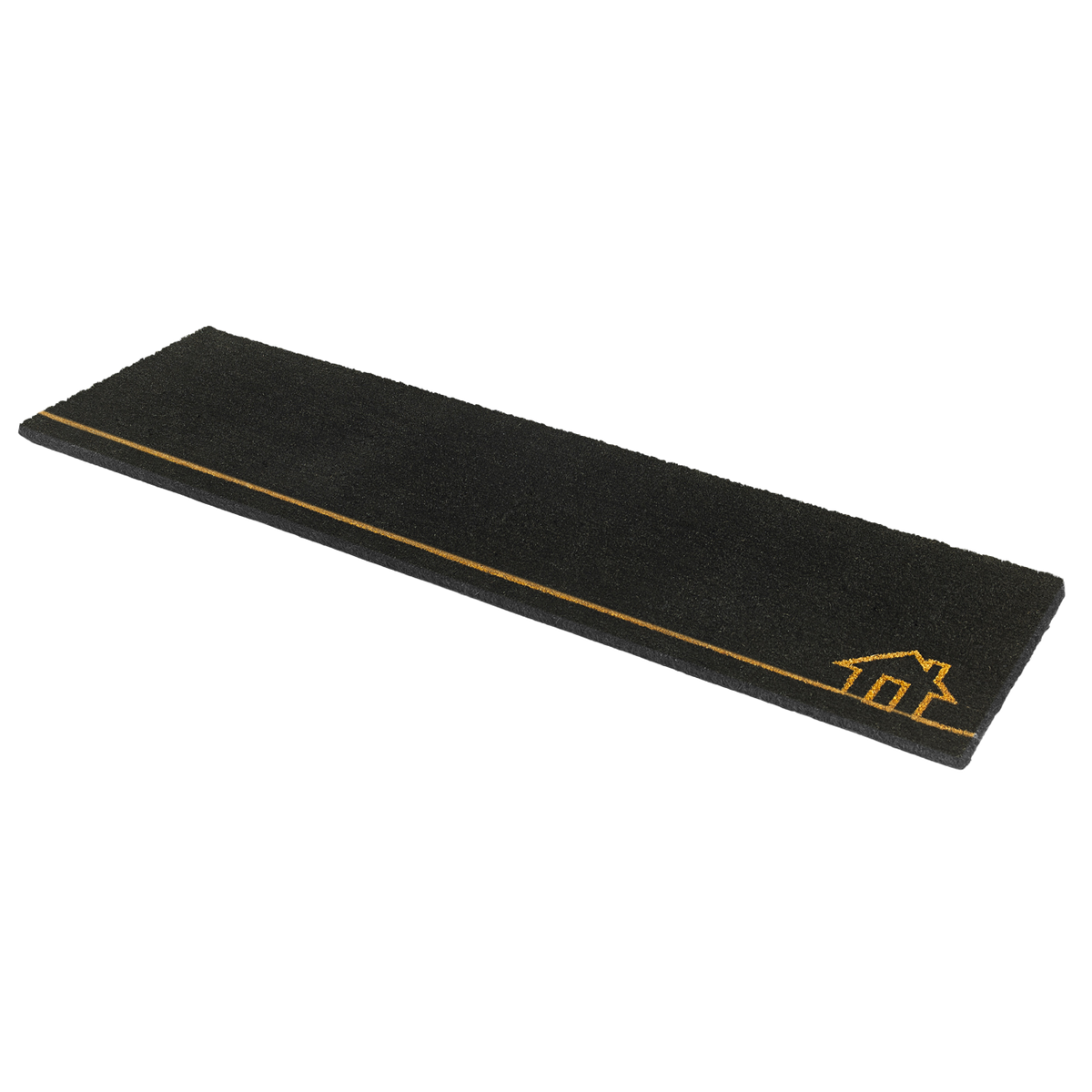 Home View - Black Coir Doormat