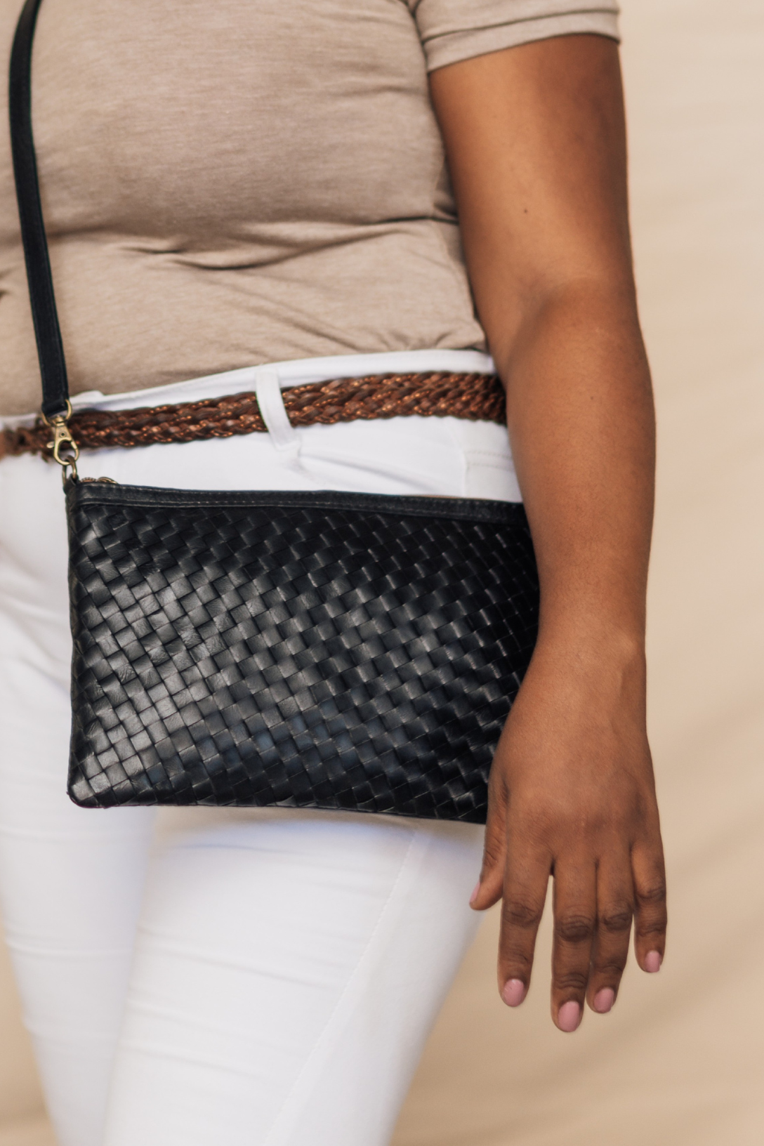 Woven Crossbody Bag
