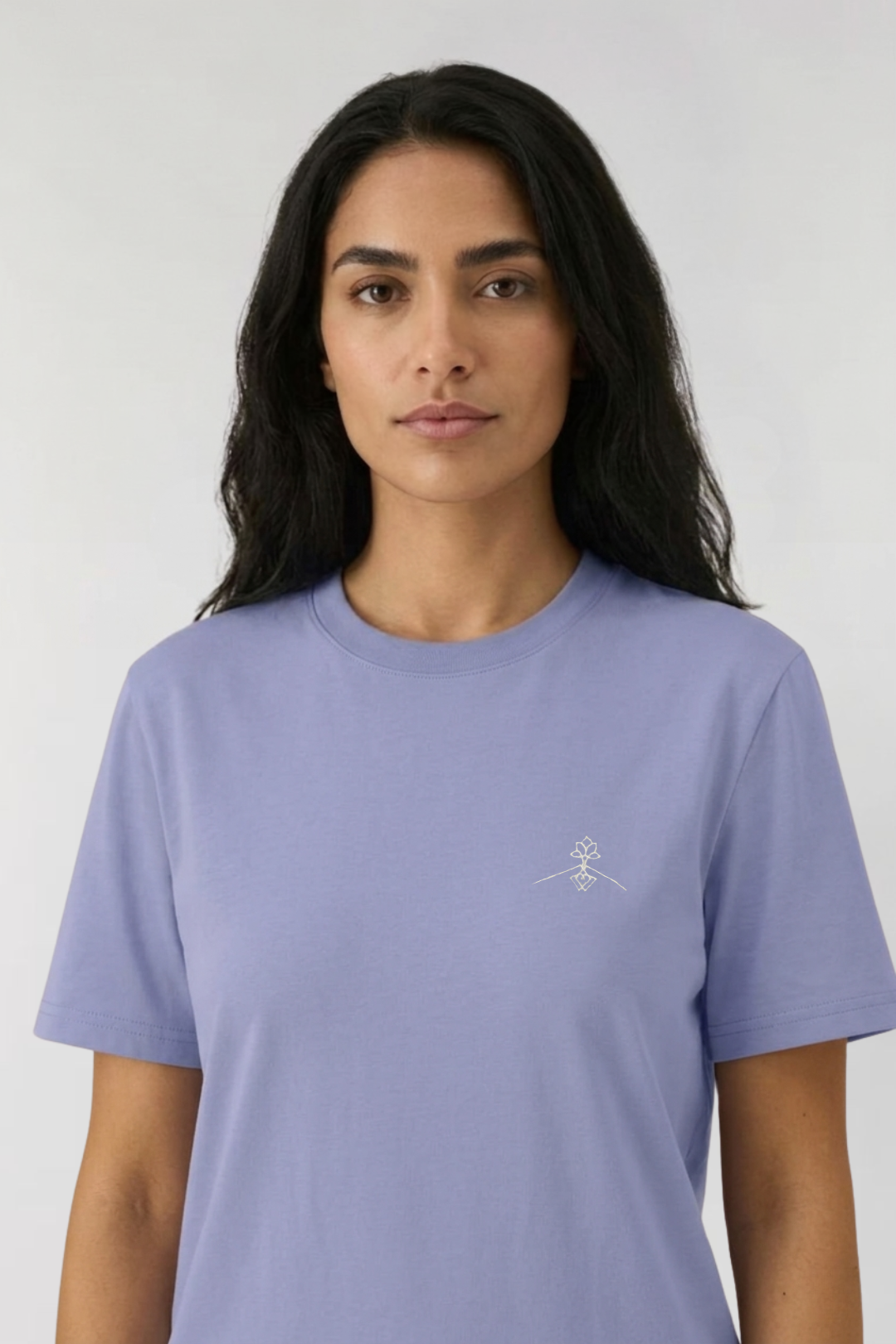 Camiseta algodón orgánico - Lavanda