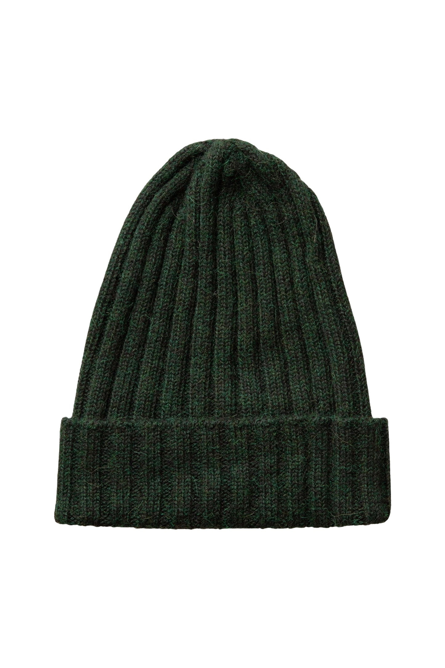 Ribbed Beanie - Green Envy
