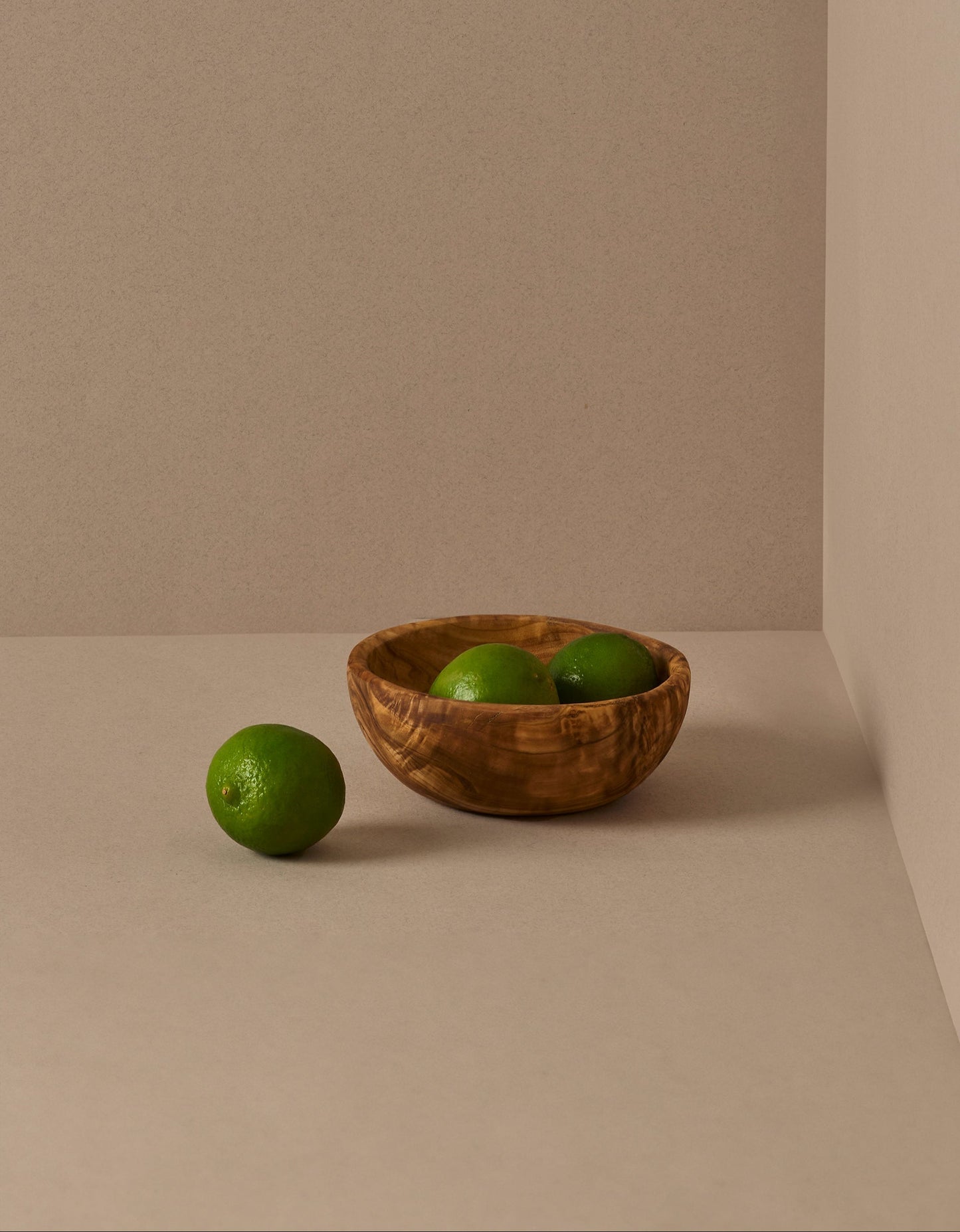 Natural Olive Wood Snack Bowls