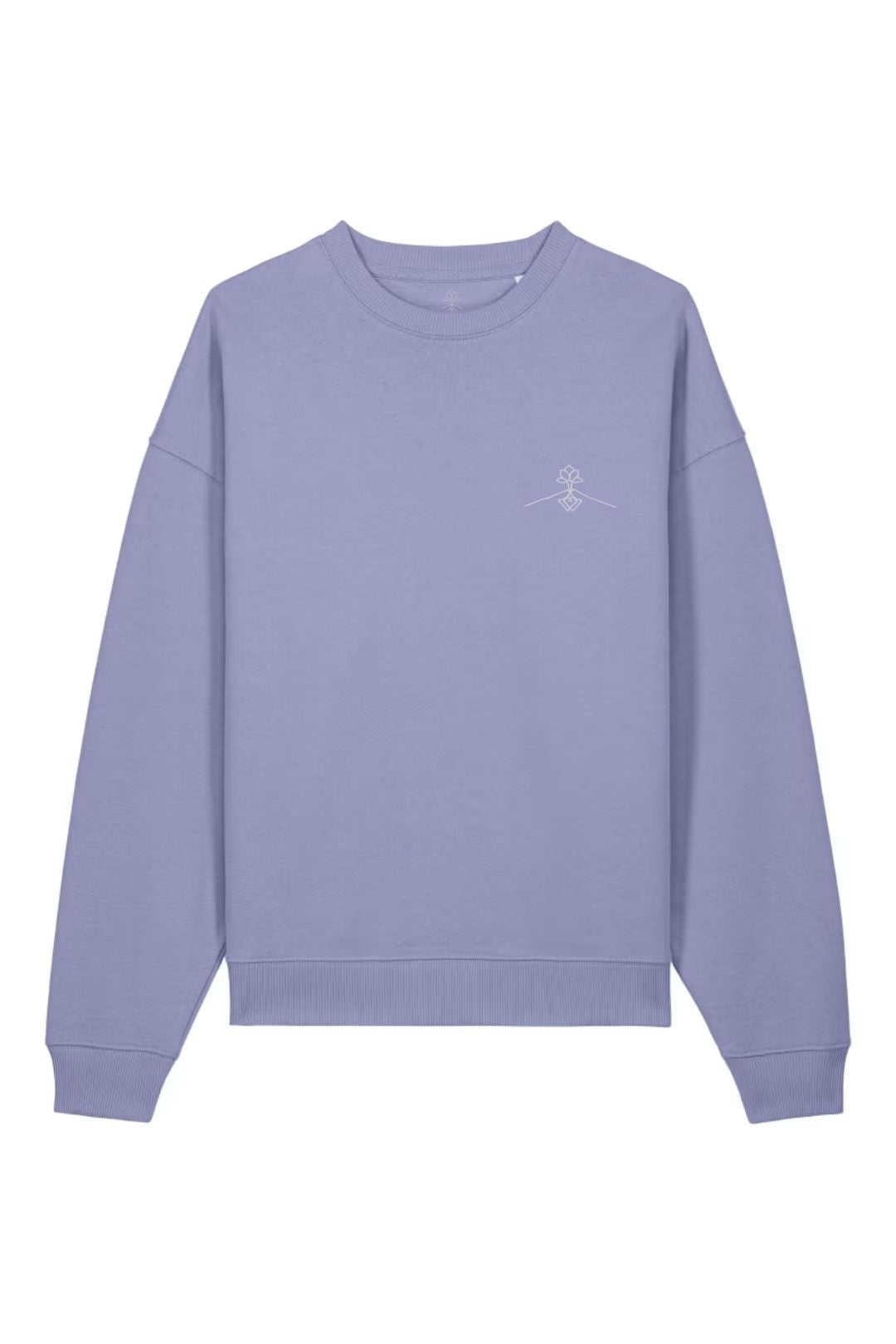 Sudadera algodón orgánico - Lavanda
