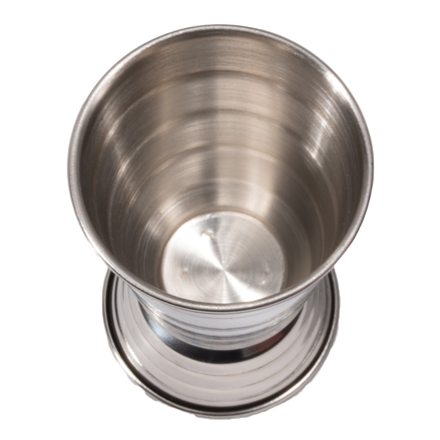 Art Deco Double-Sided 8 Stepped Jigger - Silver