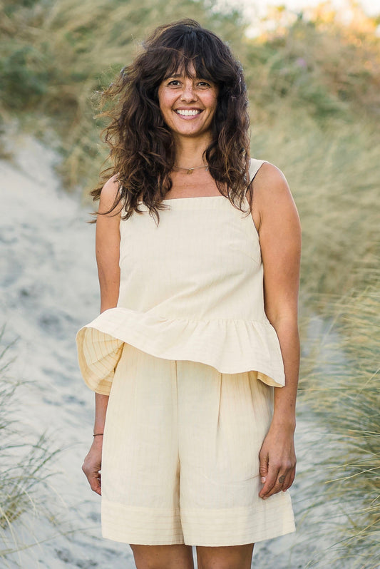 Bond Top | Natural Stripe