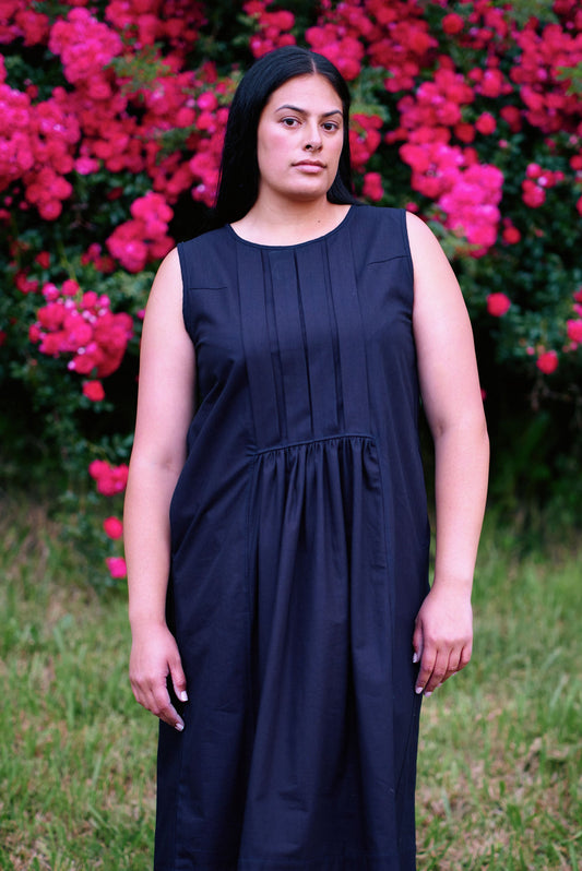 Liminal Midi Dress | Indigo