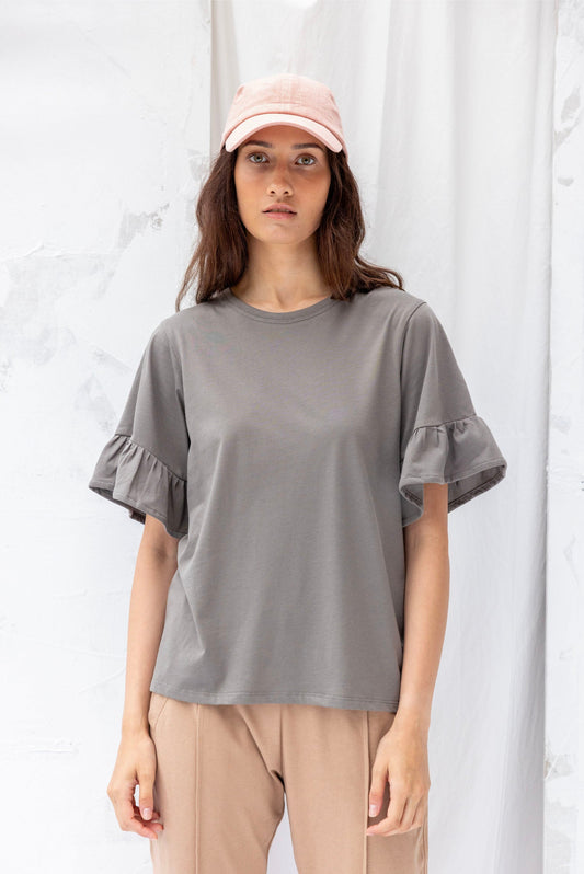 Voyage Top | Grey Sage - ReCreate Clothing