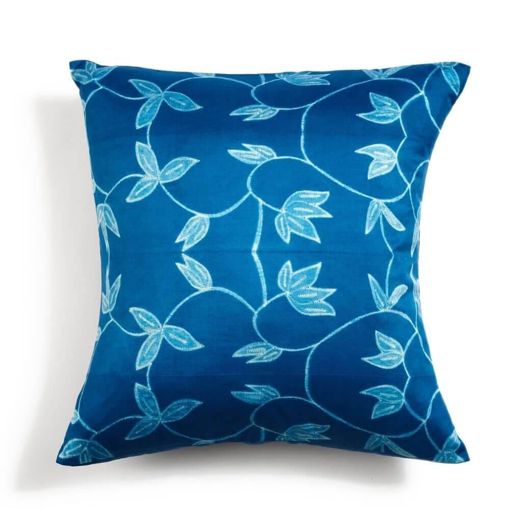 Folio Handcrafted Shibori Mulberry Silk Pillow