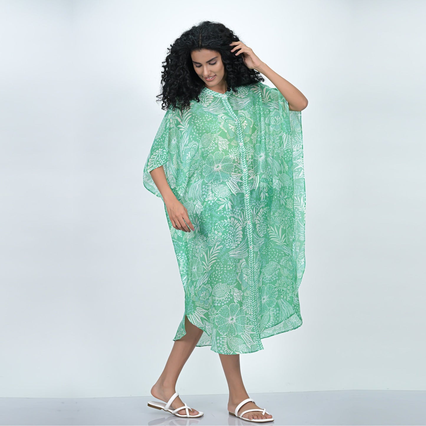 Floret Caftan - Green