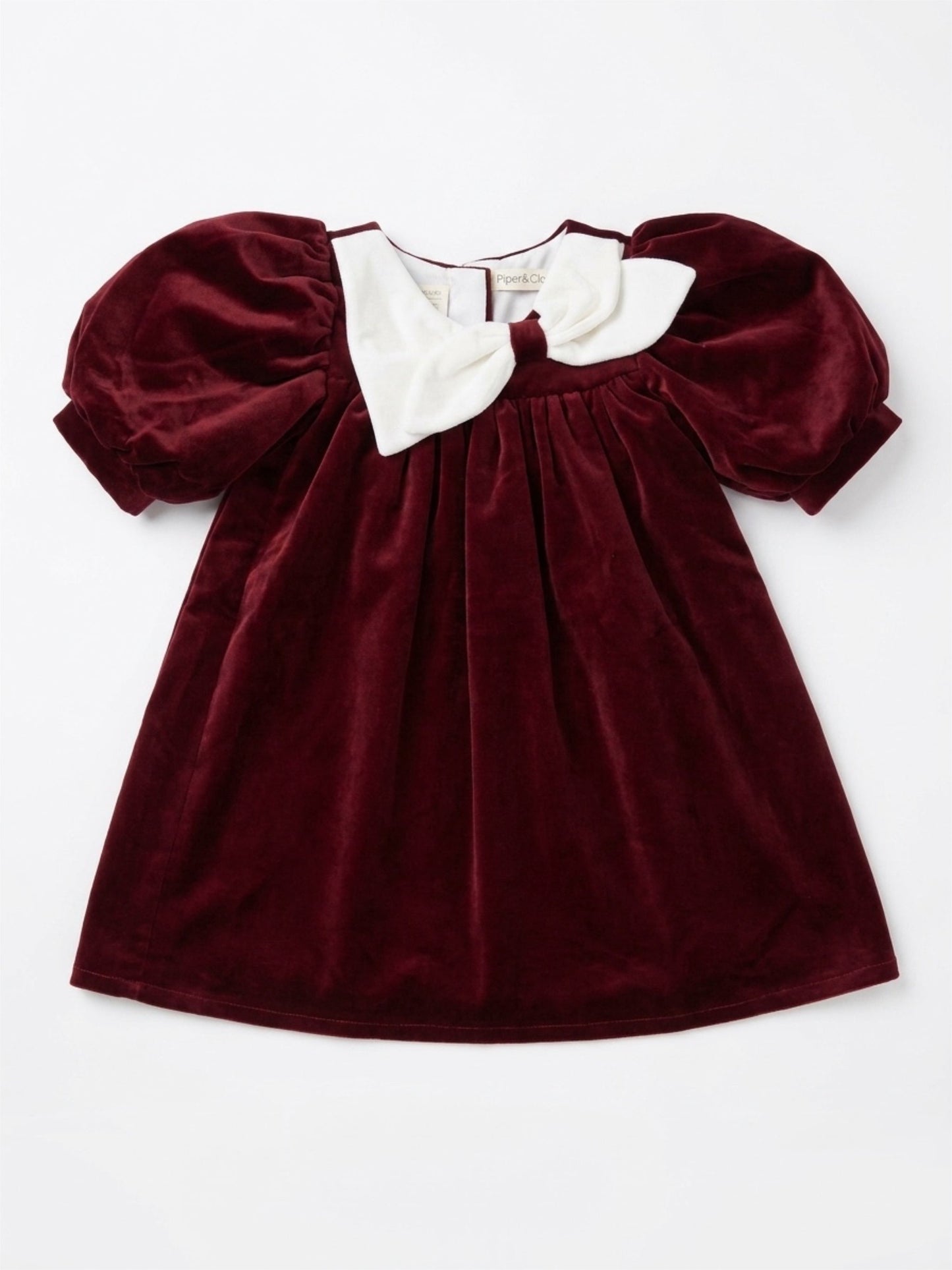 Rosemoor Dress |  Winterberry Red  Cotton Velvet