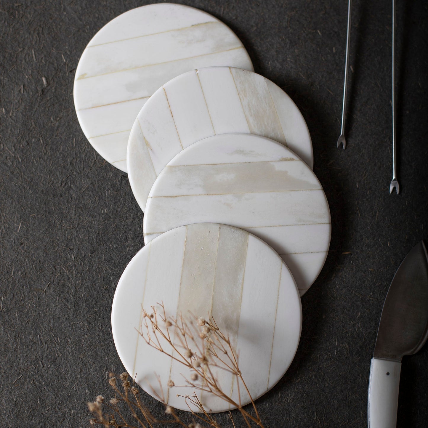 Blanco Coasters - Set of 4