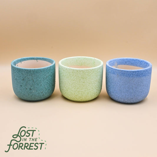 Blue Matera Plant Pot
