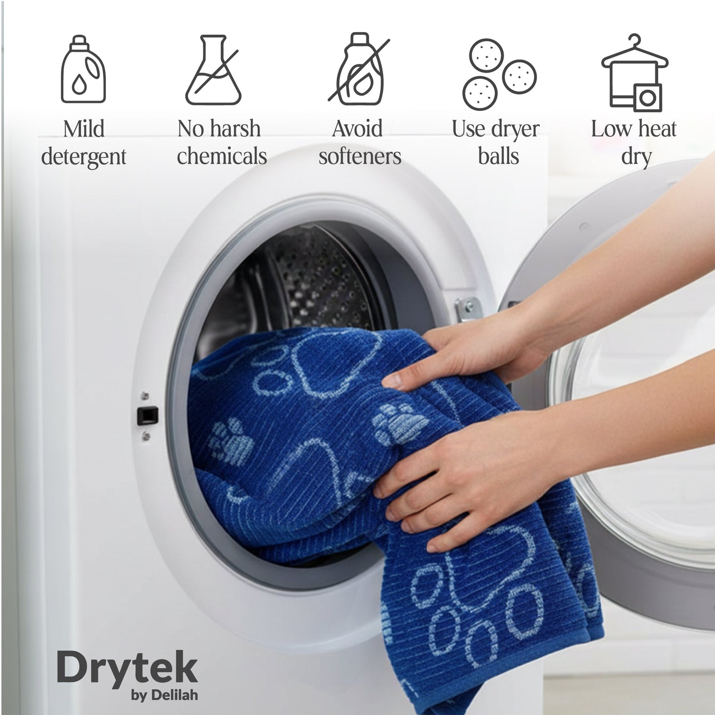 Delilah Home Drytek Dog Bath Towel