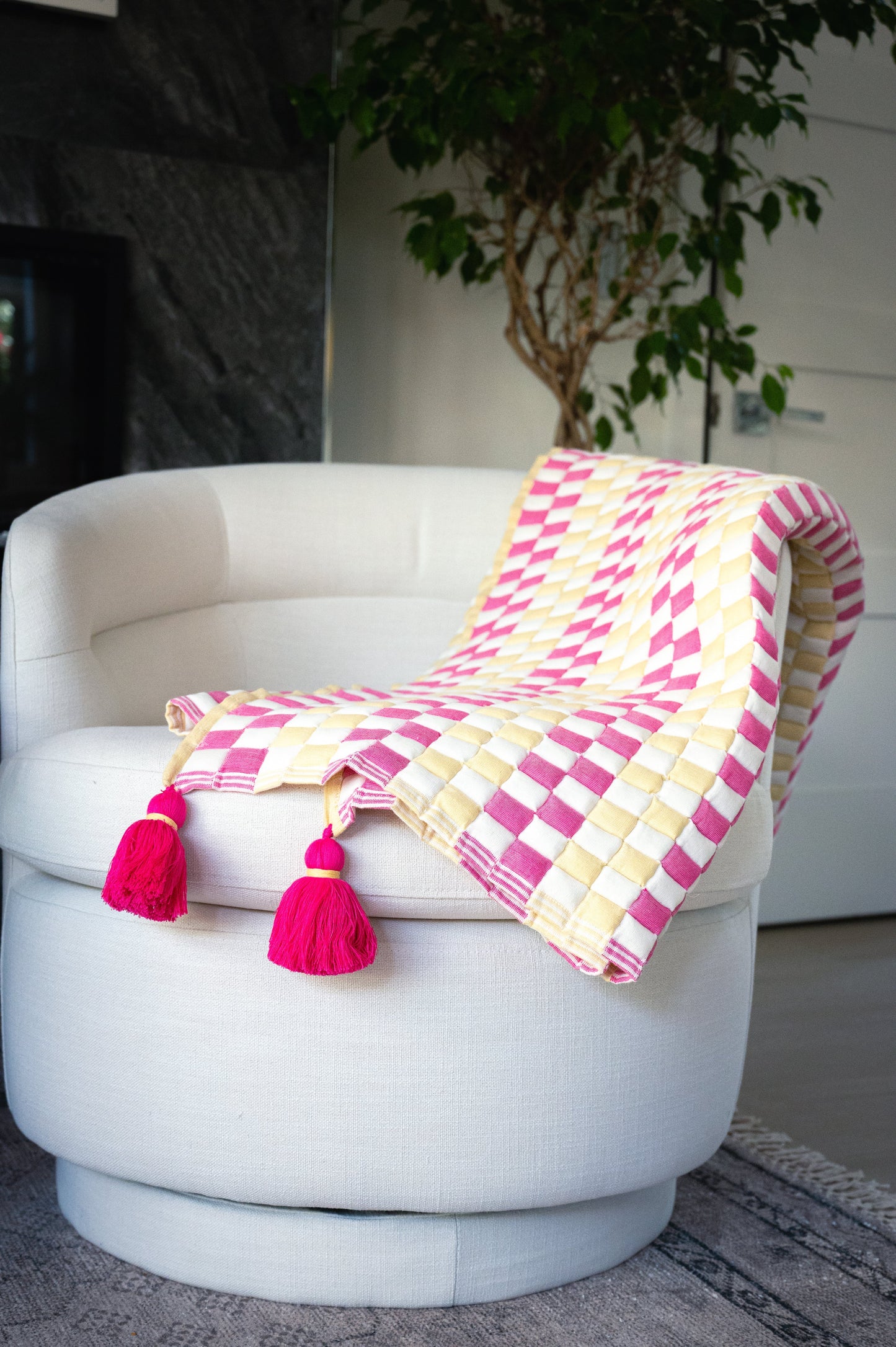 Amer Handwoven Sujani Throw
