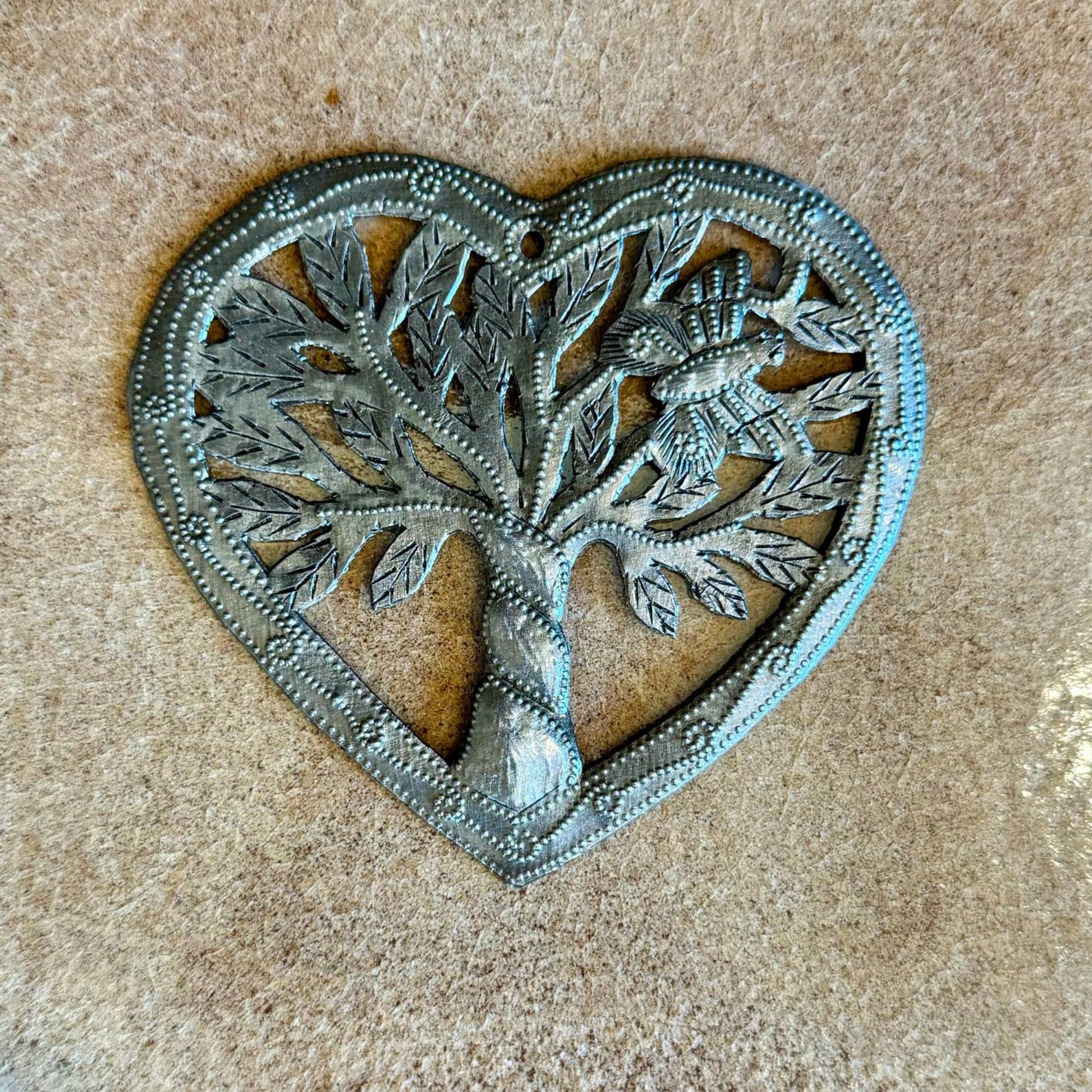 Tiny Tree Ornament with Butterfly – Handmade in Haiti |