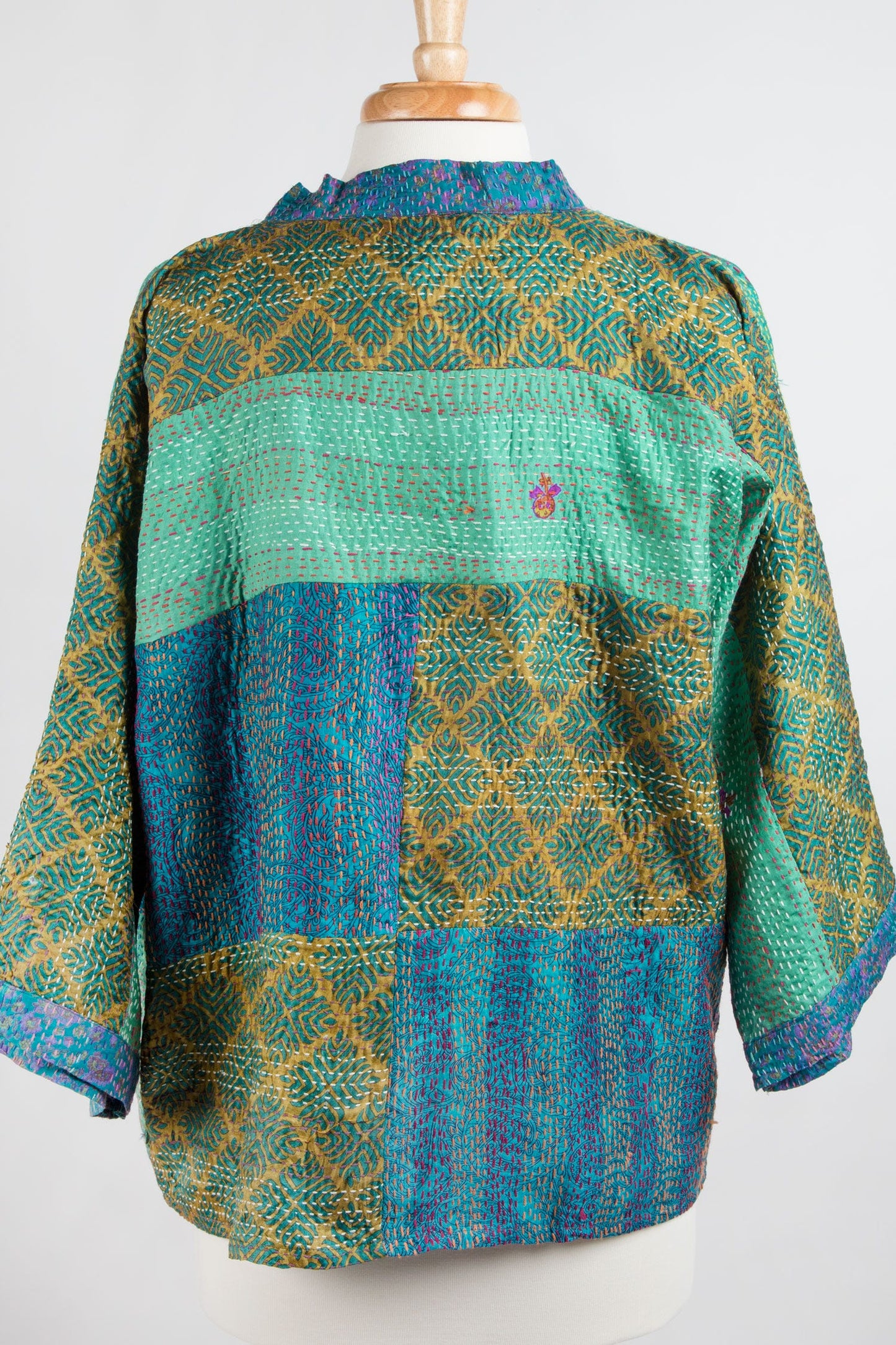 Patchwork Sari Topper
