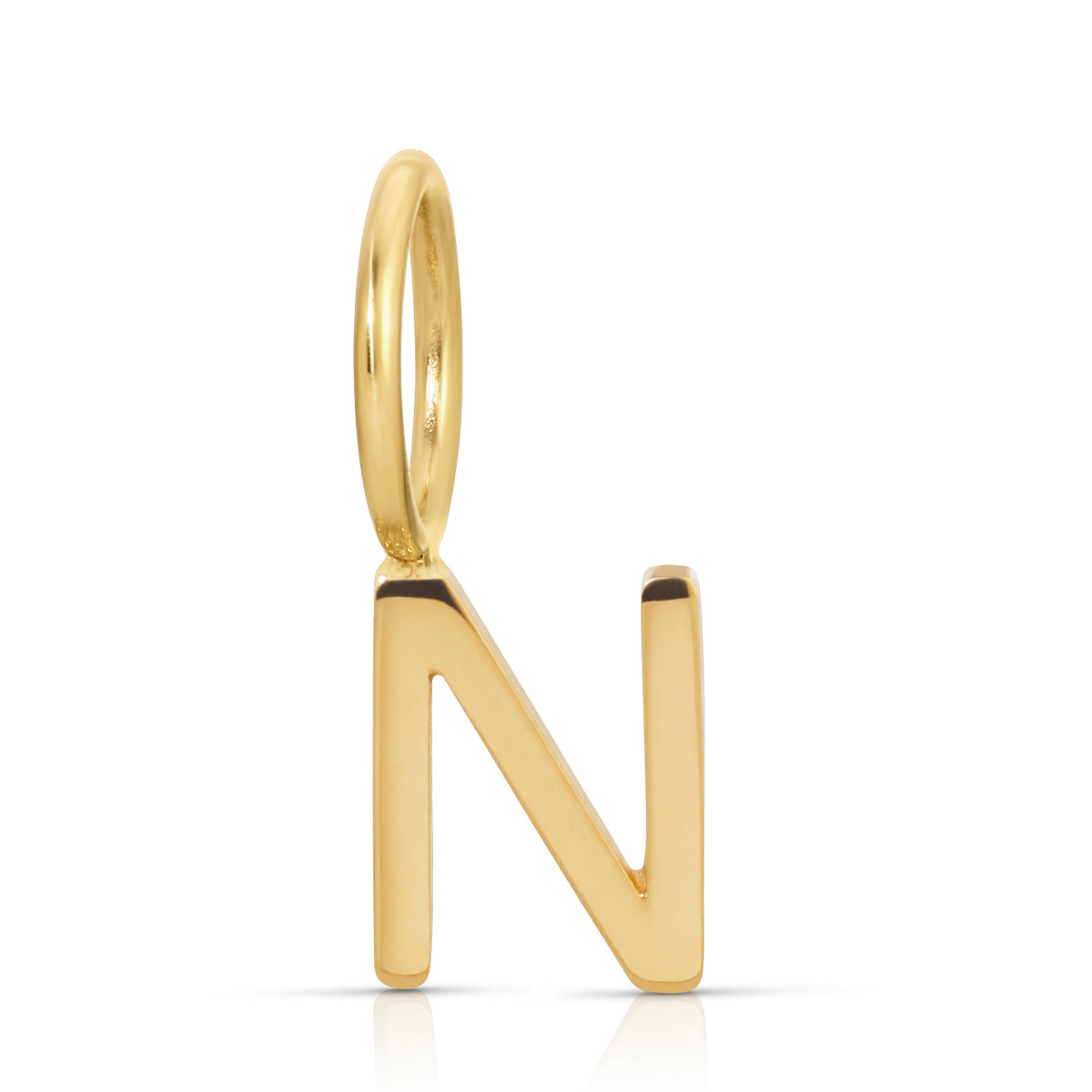 Gold Letter Charm