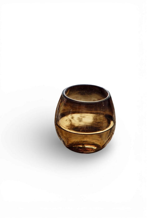 Ronde Blown Glass - Amber