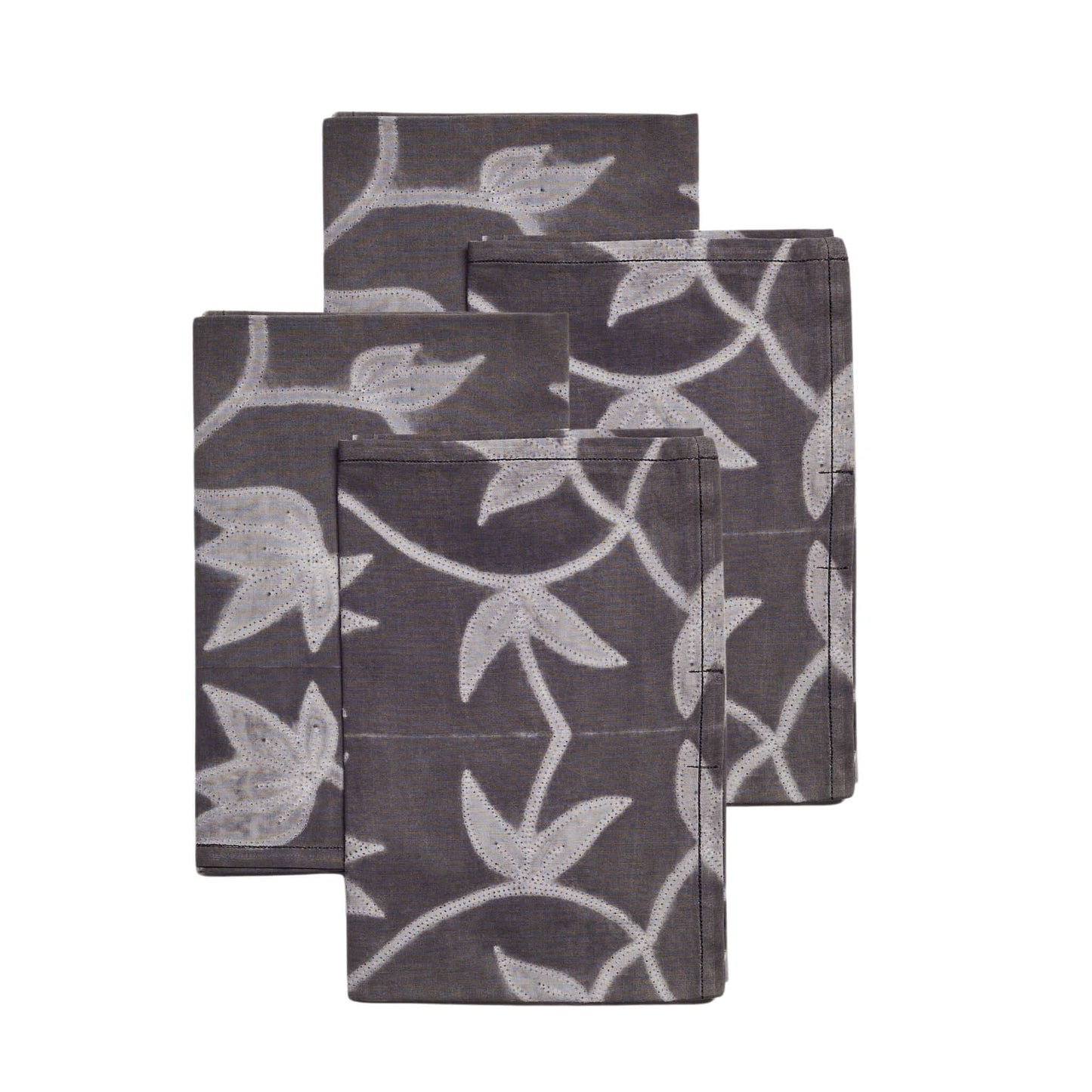 Folio Handcrafted Shibori Print Cotton Table Napkins ( set of 4 )