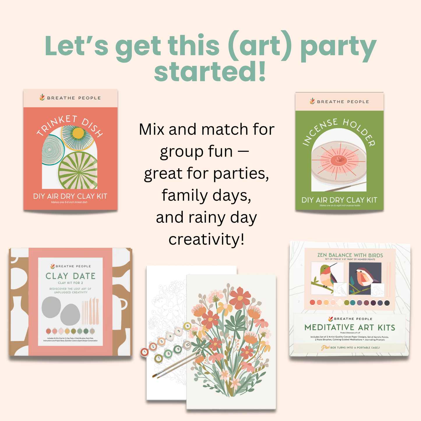 Trinket Dish Air Dry Clay Kit