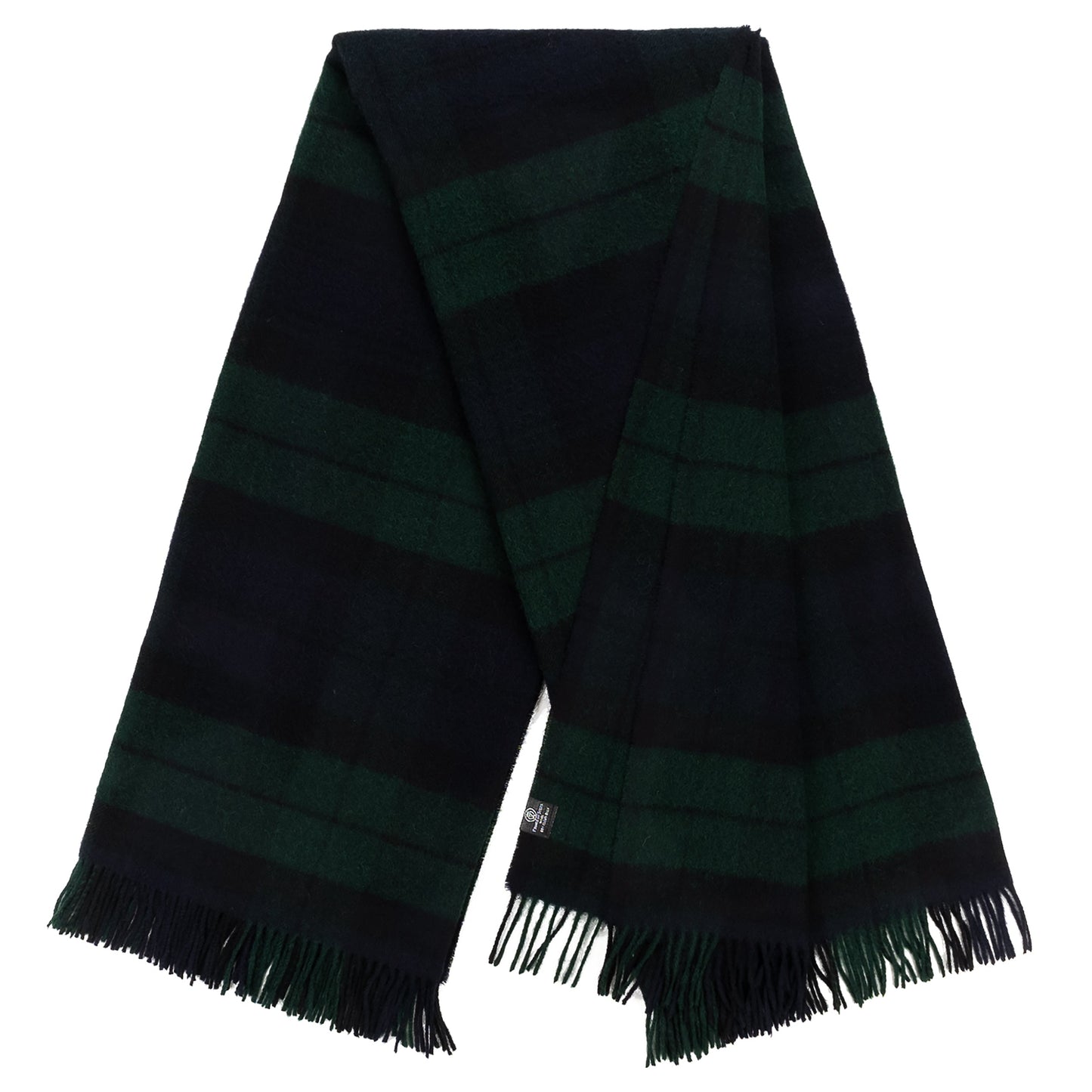 Highland Tweeds Shetland Lambswool Throw (Black Watch)