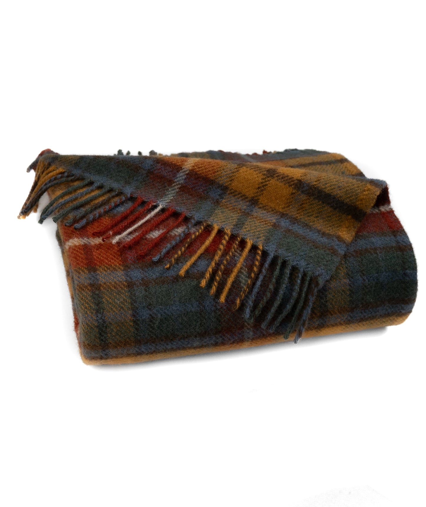 Highland Tweeds Pure New Wool Fluffy Throw ~ Antique Buchanan ~