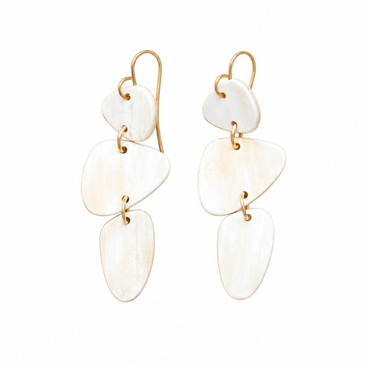 Stacked Stone Earrings