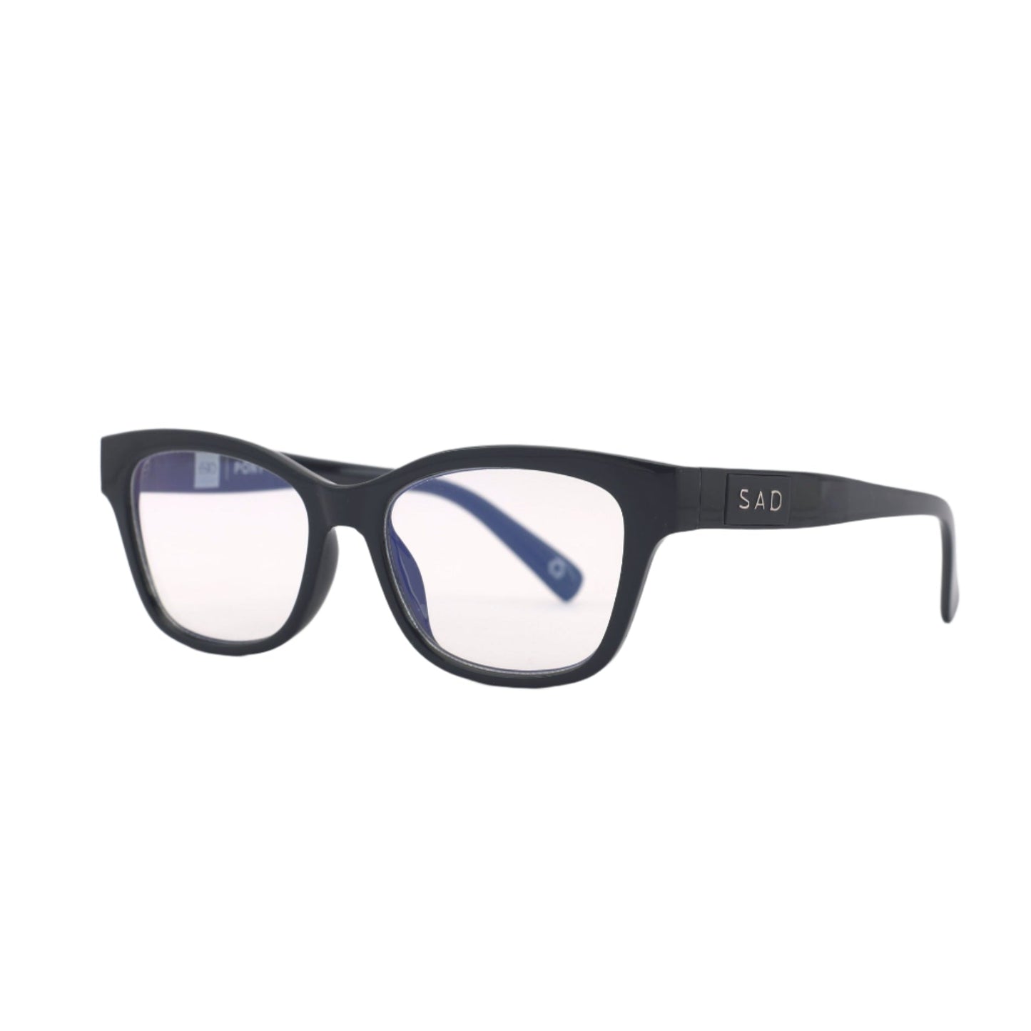 Pony // Gloss Black [Clear Lens / Blue Light Blocking]
