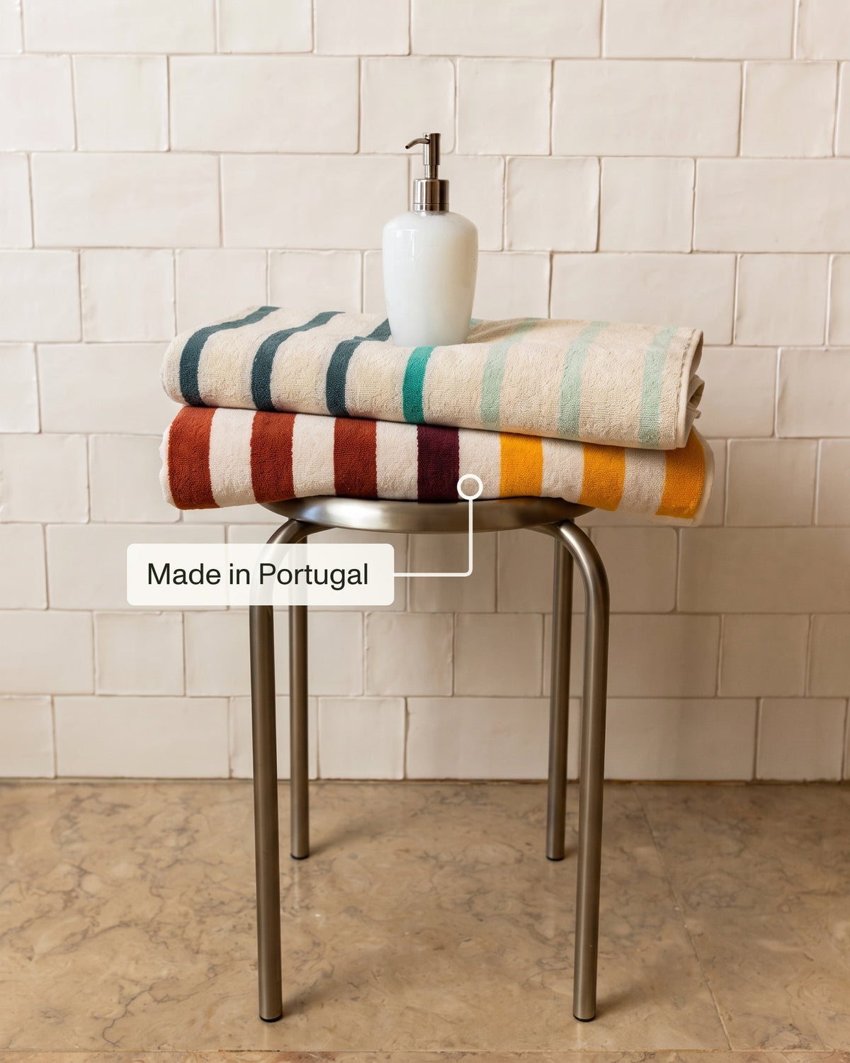 Plush Cotton Reversible Towel - Janus Cadence