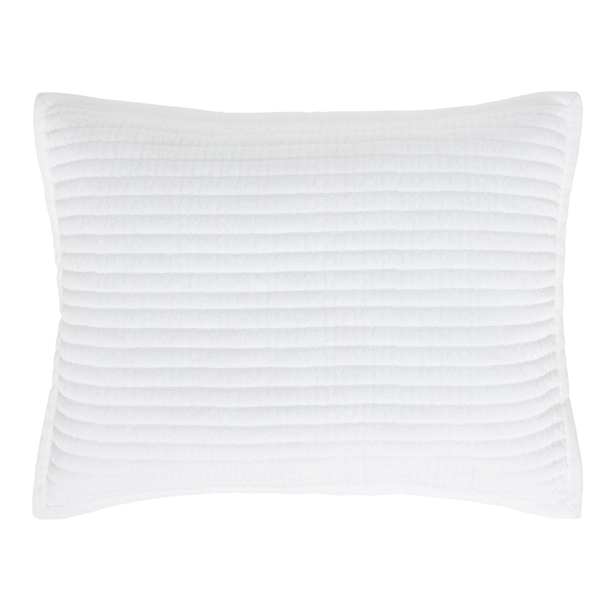 Milton Channel Stitched Velvet Coverlet Sham