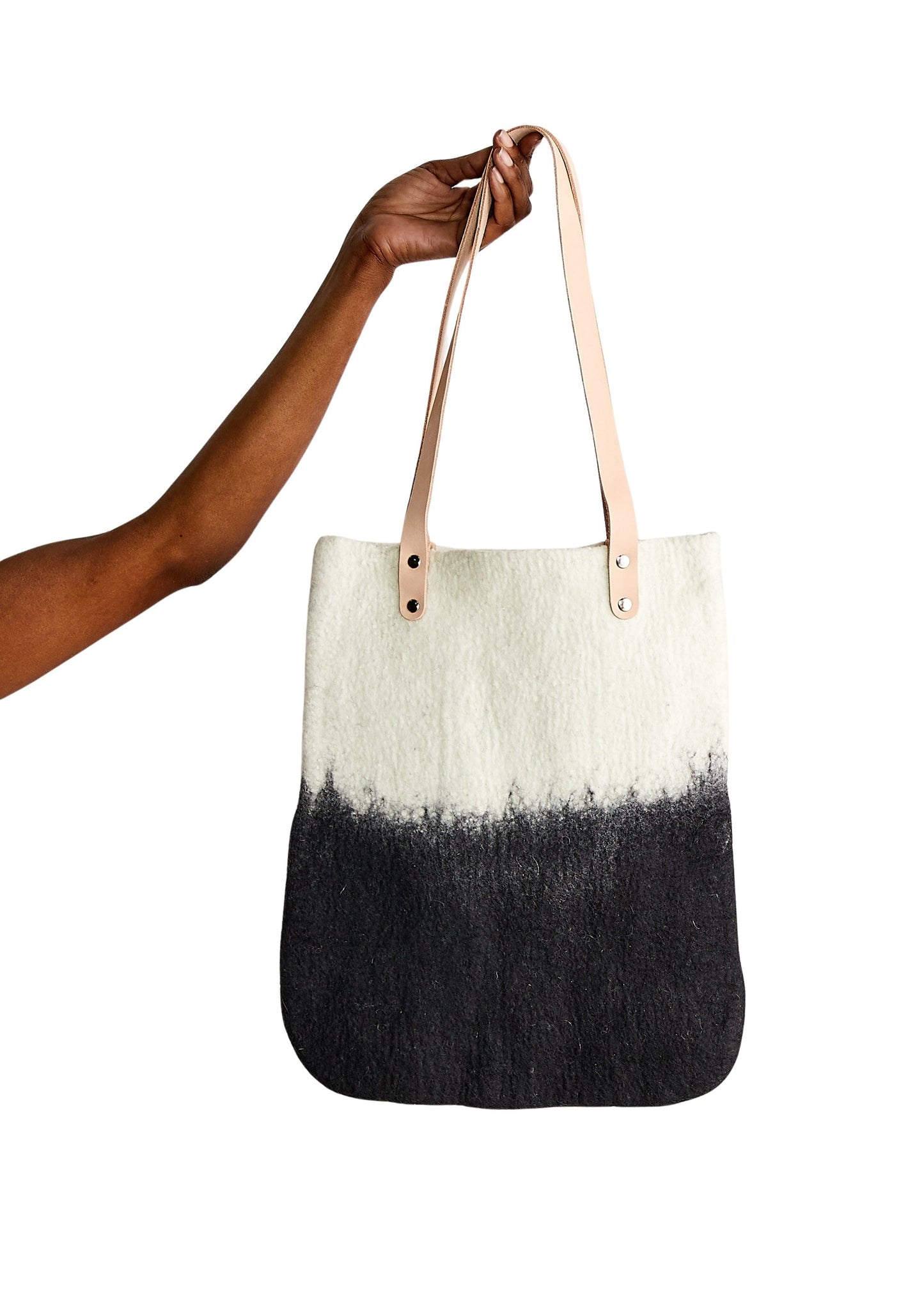 Eclipse Hand-Felted Wool Tote