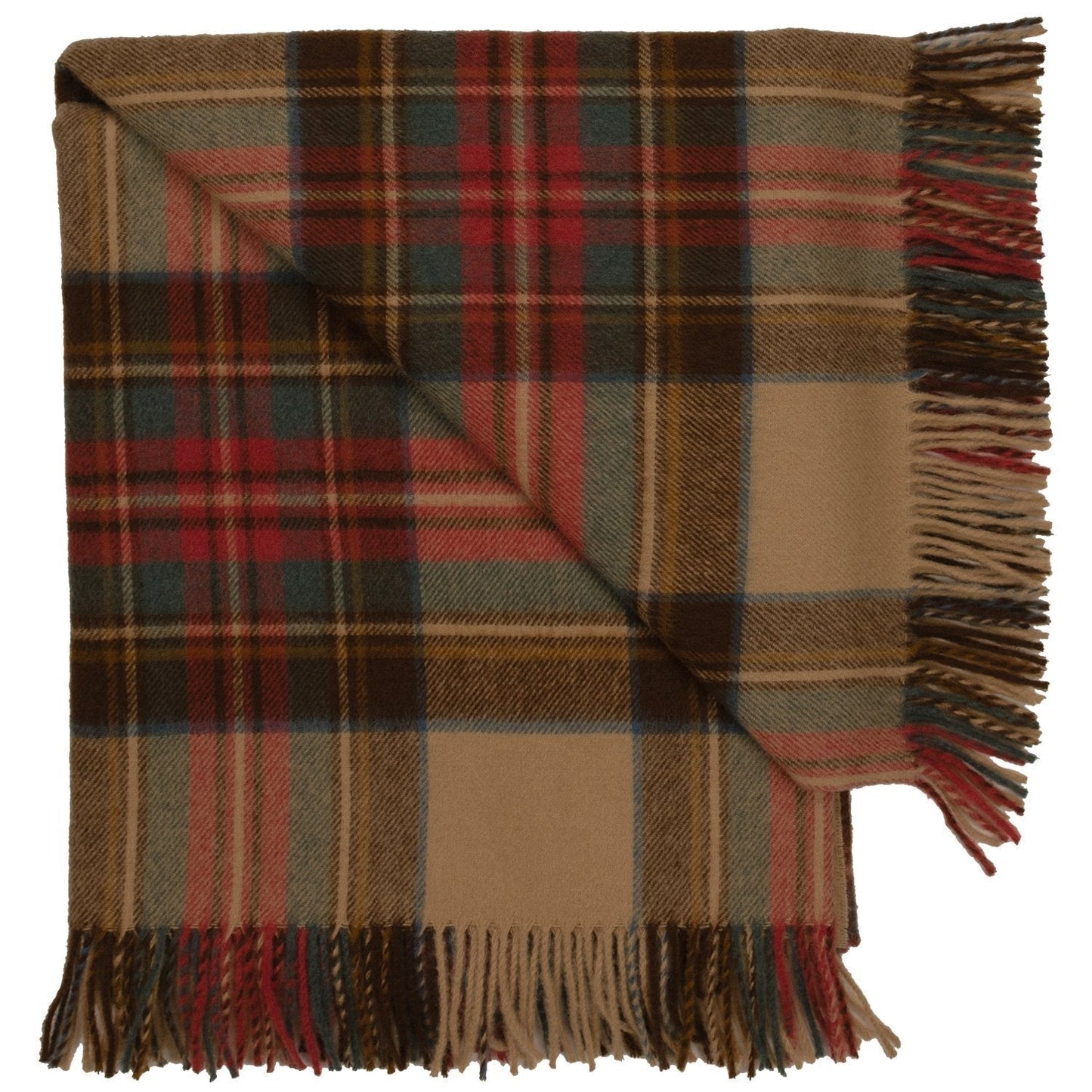 Prince of Scots Merino Wool Throw - Antique Dress Stewart