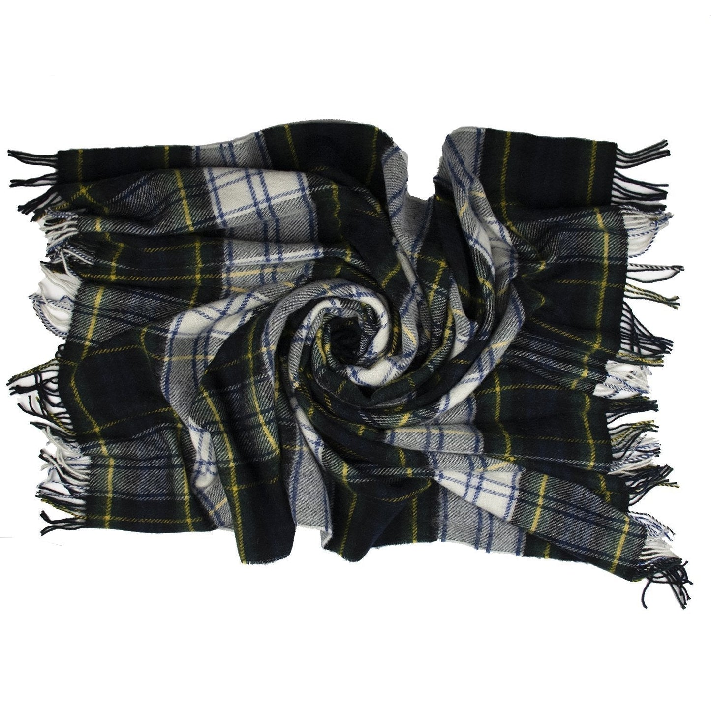 Highland Tweeds Pure New Wool Throw (Dress Gordon)