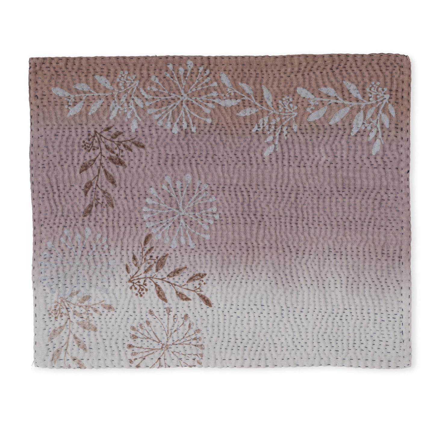 Ombre Patch Handmade Placemat - Chocolate (Set of 2)